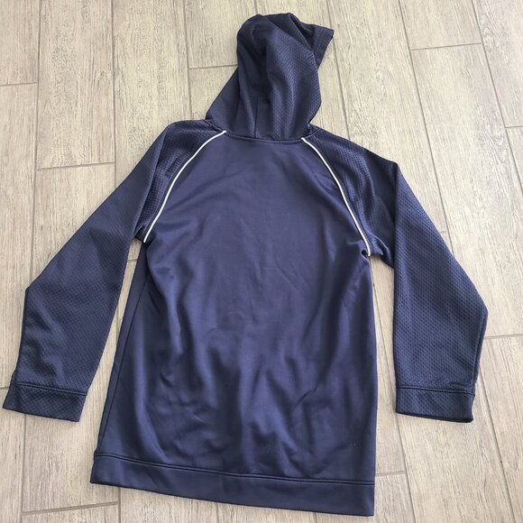 NFL Team Apparel Youth NE Patriots sweatshirt blue and red size XL 16/18 - Picture 9 of 9